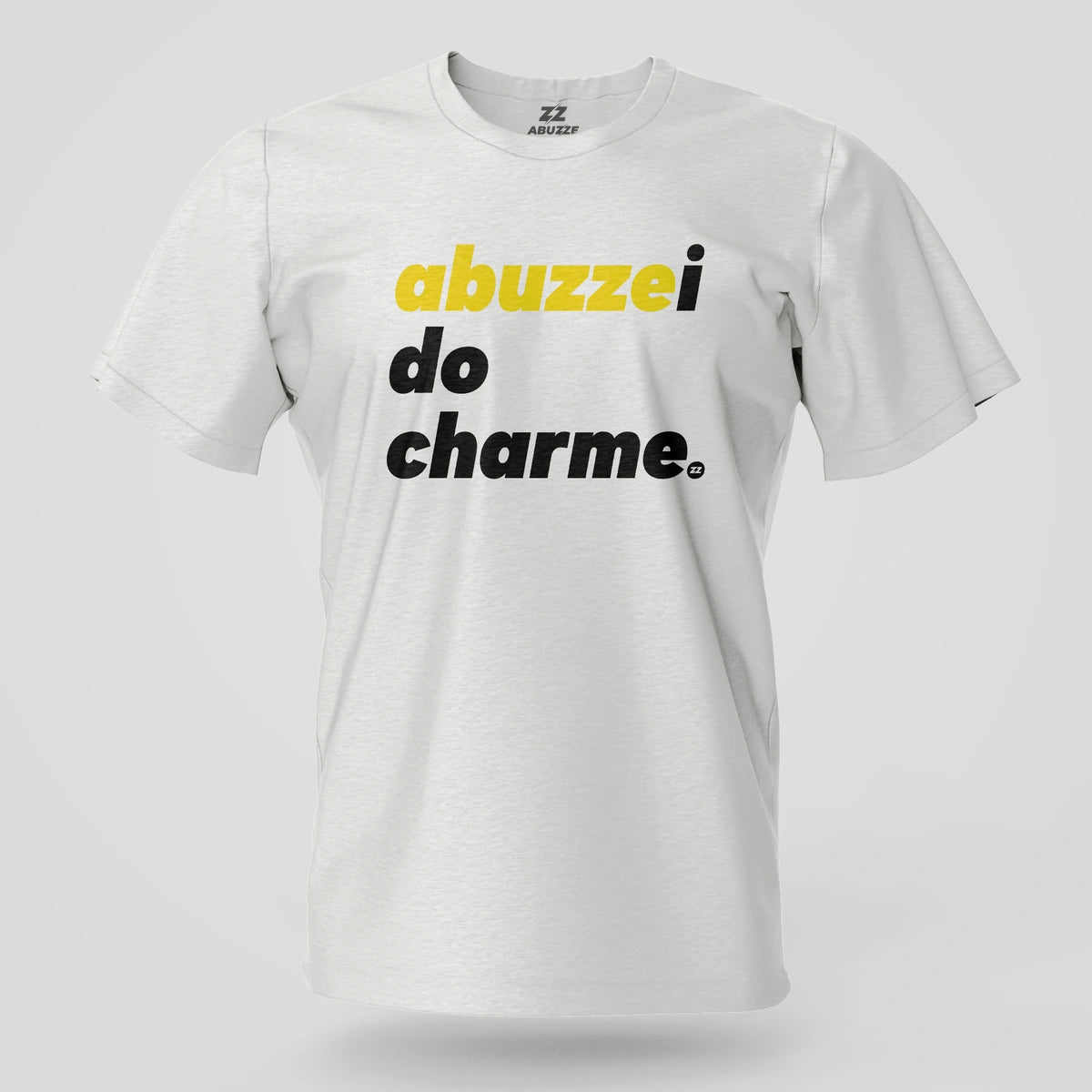 Camiseta Masculina Abuzze Charme Amarelo Original