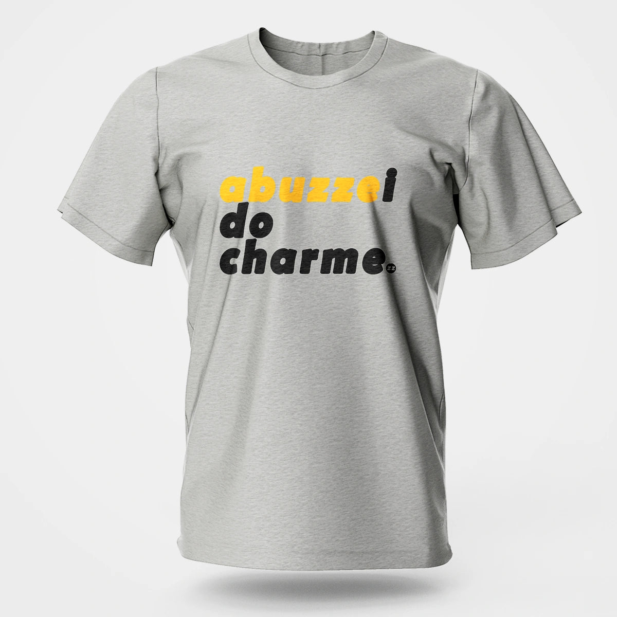 Camiseta Masculina Abuzze Charme Amarelo Original