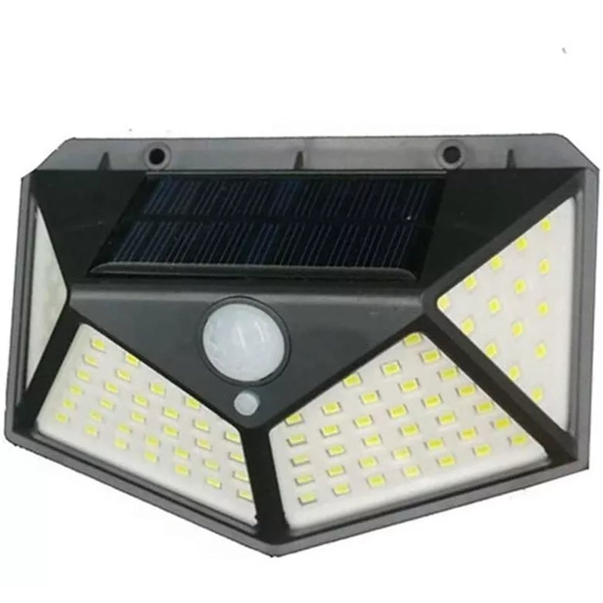 Luminária Solar com 100 Led com Sensor de Presença